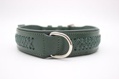 FinestPaw_Halsband_Flechtkunst_fichte_xxl_silber_dring