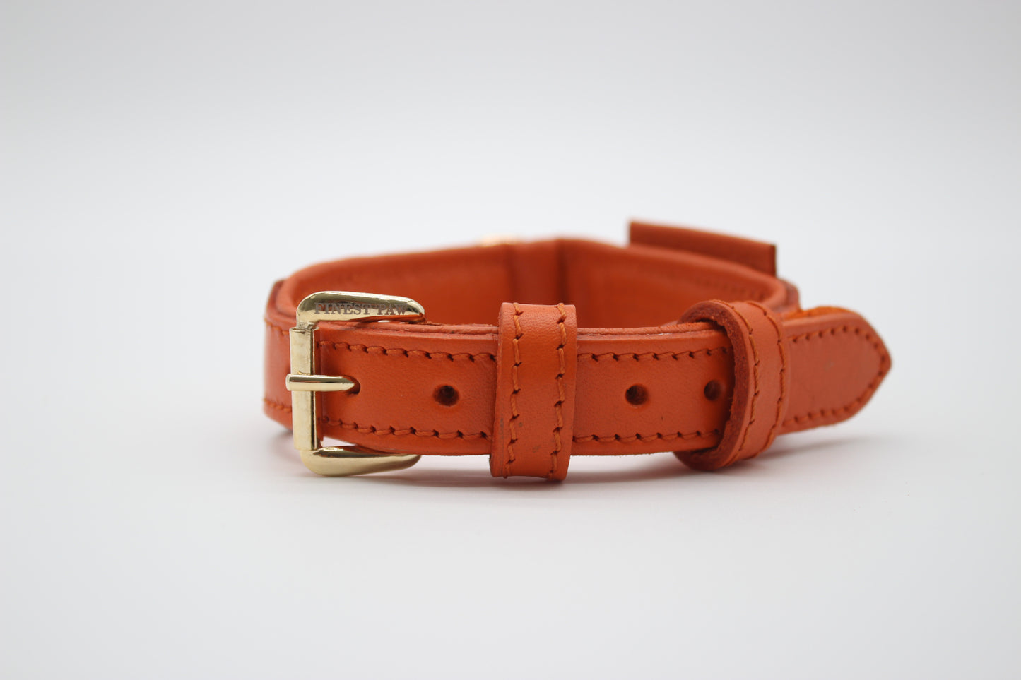 FinestPaw_Halsband_Flechtkunst_papaya_xs_gold_front