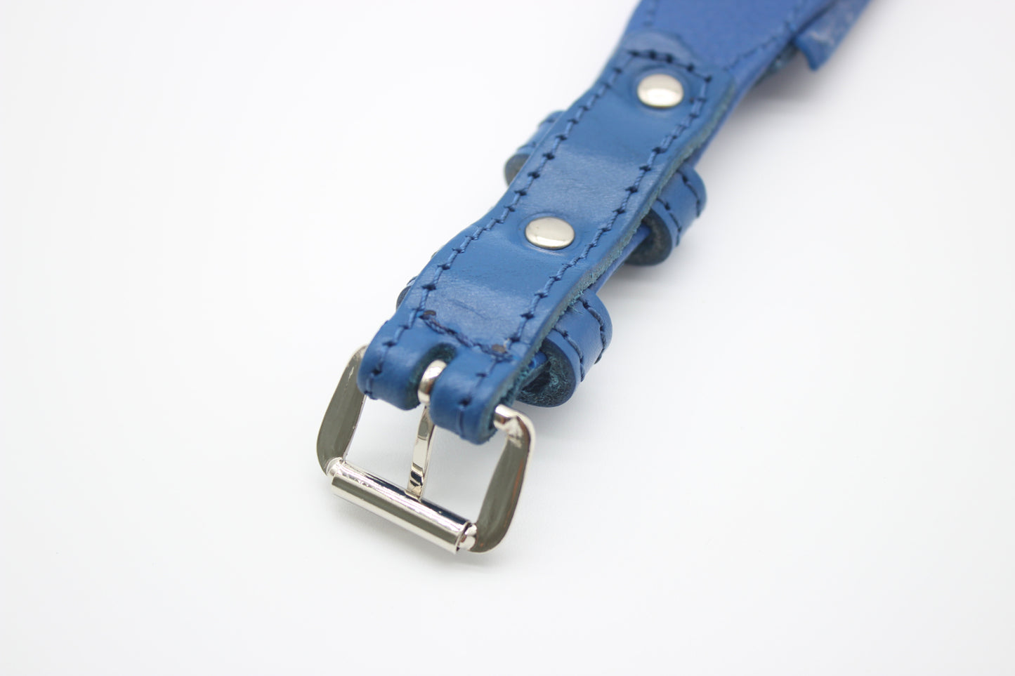 FinestPaw_Halsband_Flechtkunst_royalblau_m_silber_back