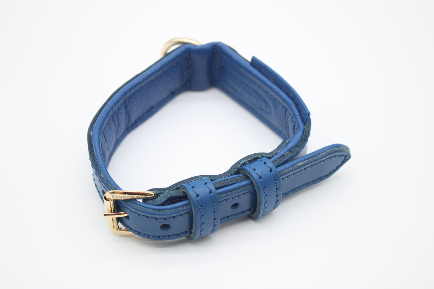 FinestPaw_Halsband_Flechtkunst_royalblau_xs_gold_oben
