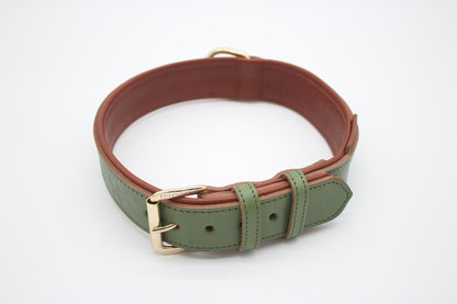 FinestPaw_Halsband_Klassik_Premium_salbei_xxl_gold_oben
