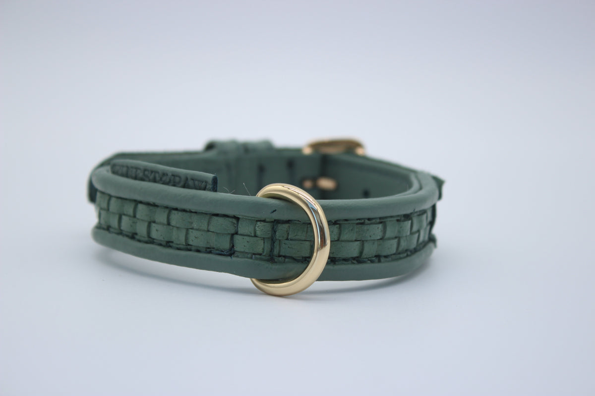 FinestPaw_Halsband_Signature_pistazie_xs_gold_dring