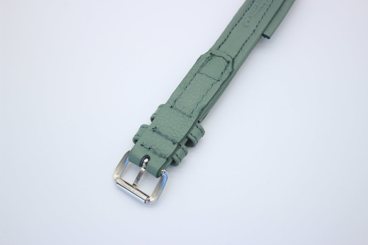 FinestPaw_Halsband_Signature_pistazie_xs_silber_back