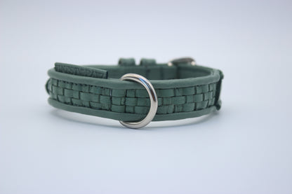 FinestPaw_Halsband_Signature_pistazie_xs_silber_dring