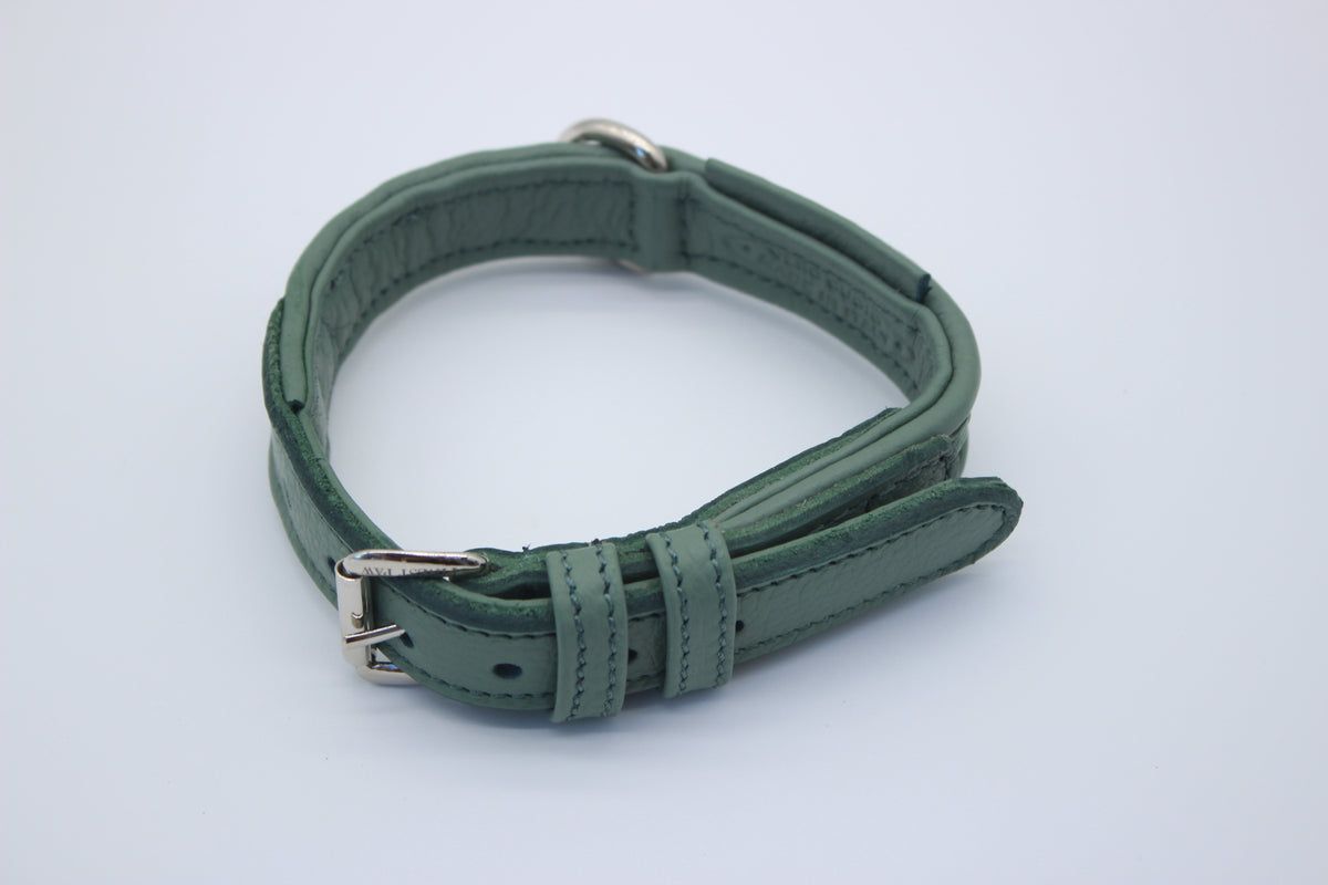 FinestPaw_Halsband_Signature_pistazie_xs_silber_oben