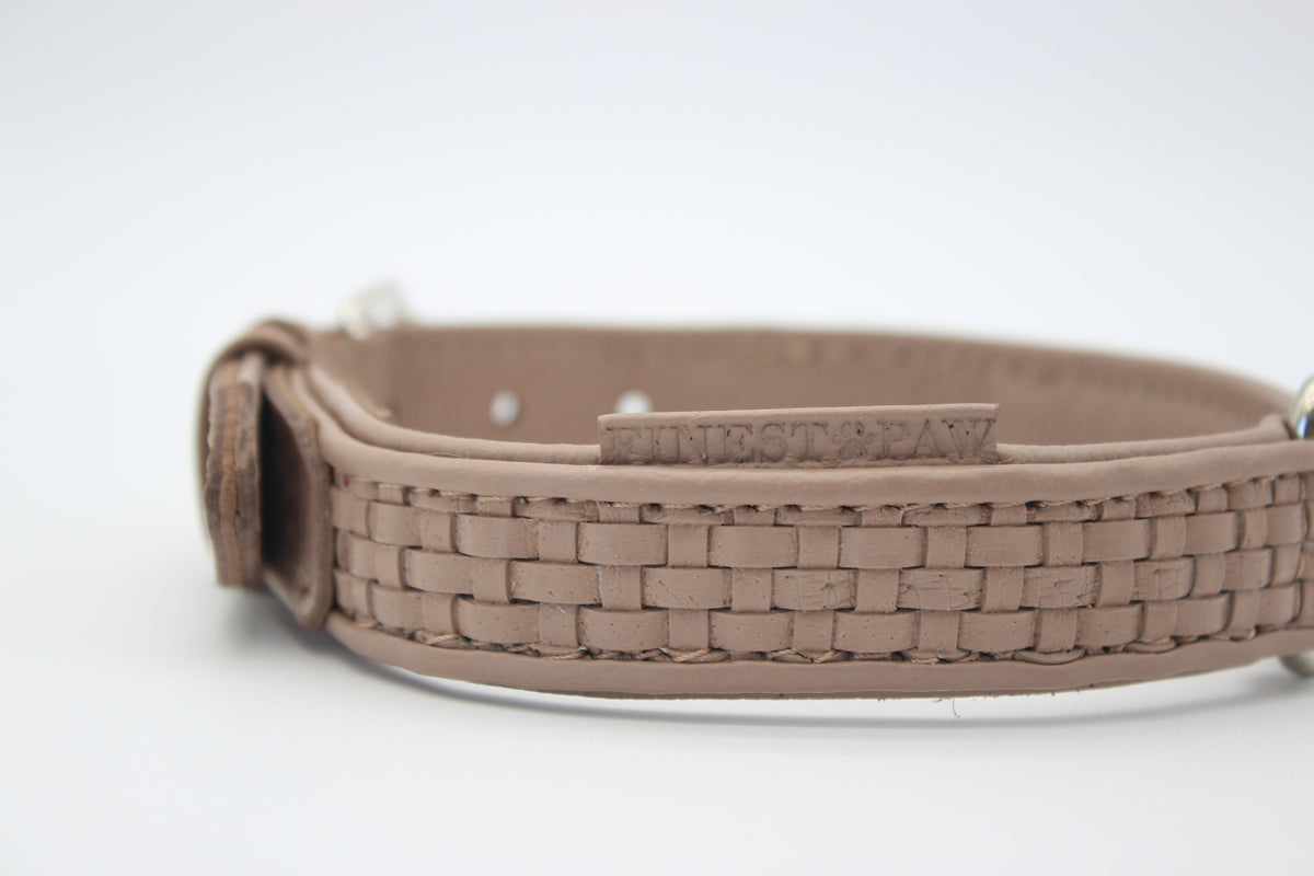 FinestPaw_Halsband_Signature_puder_m_silber_logo
