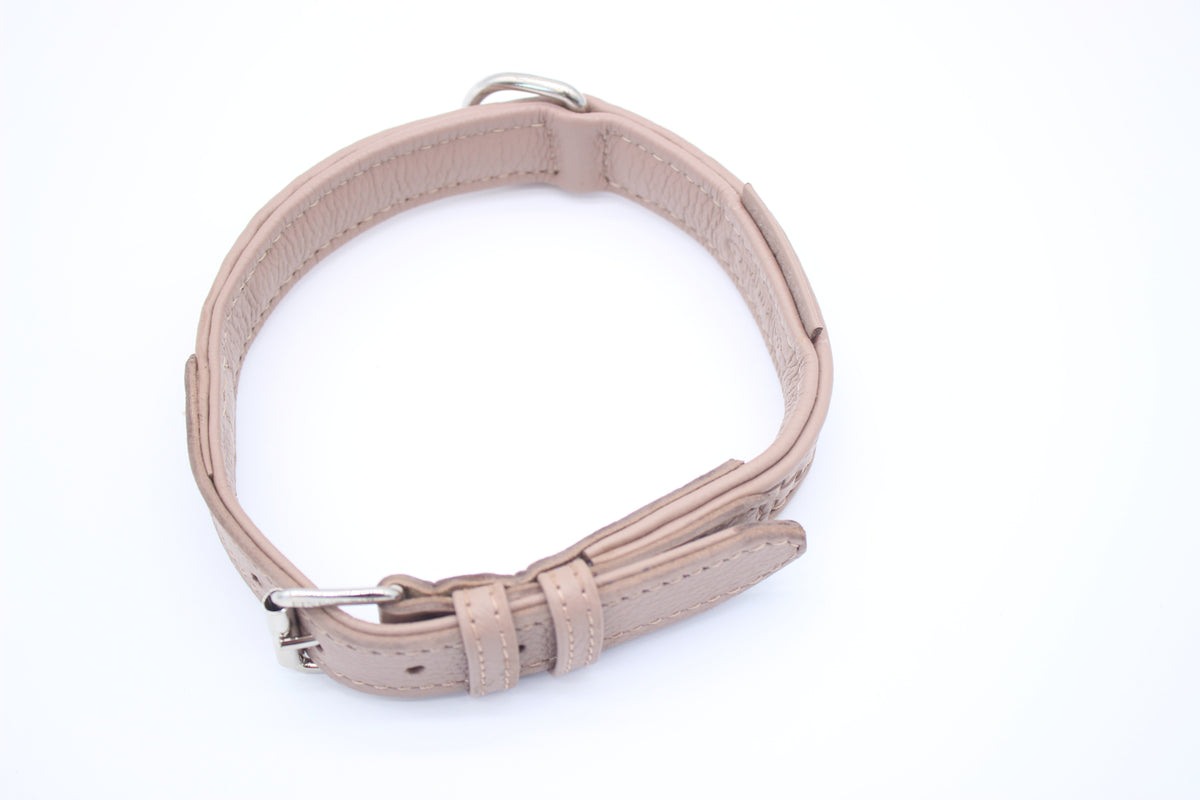 FinestPaw_Halsband_Signature_puder_m_silber_oben
