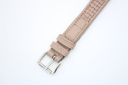 FinestPaw_Halsband_Signature_puder_m_silber_schnalle