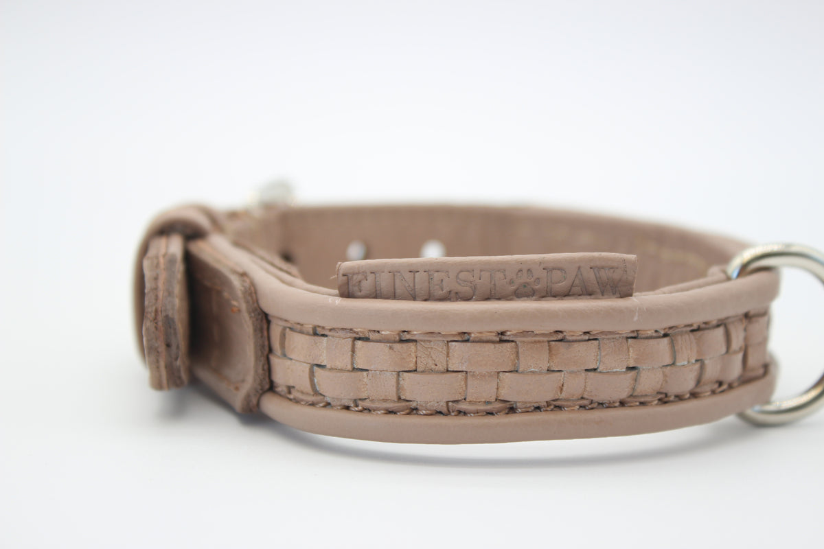 FinestPaw_Halsband_Signature_puder_xs_silber_logo