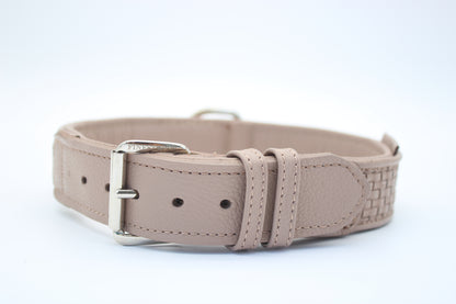 FinestPaw_Halsband_Signature_puder_xxl_silber_front