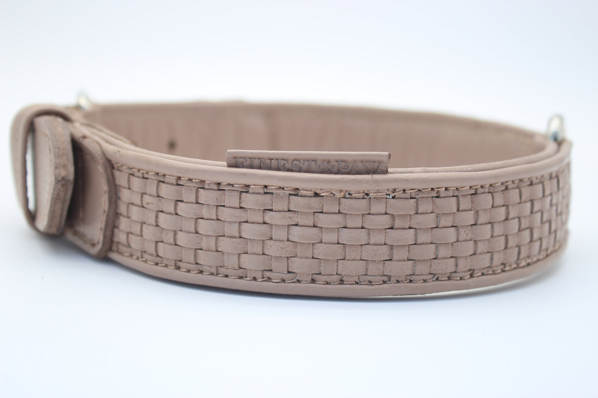FinestPaw_Halsband_Signature_puder_xxl_silber_logo