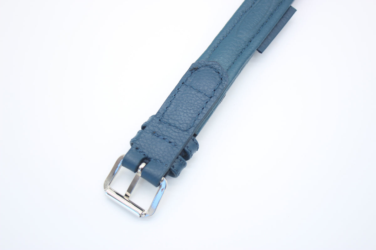 FinestPaw_Halsband_Signature_royalblau_m_silber_back