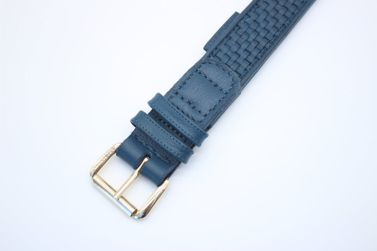 FinestPaw_Halsband_Signature_royalblau_xxl_gold_schnalle
