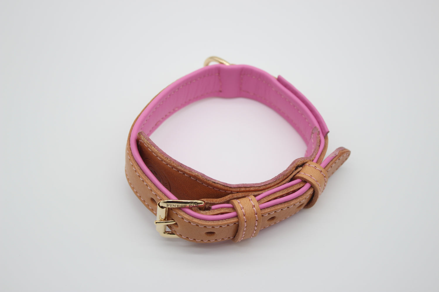 FinestPaw_Halsband_Soft_Komfort_beige-rosa_xs_all_oben