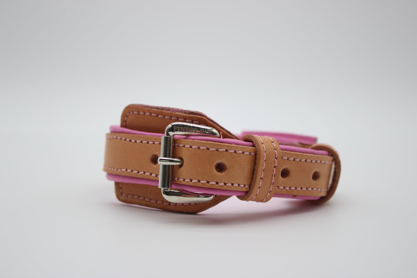Morbido Comfort Collare Marrone/Turchese