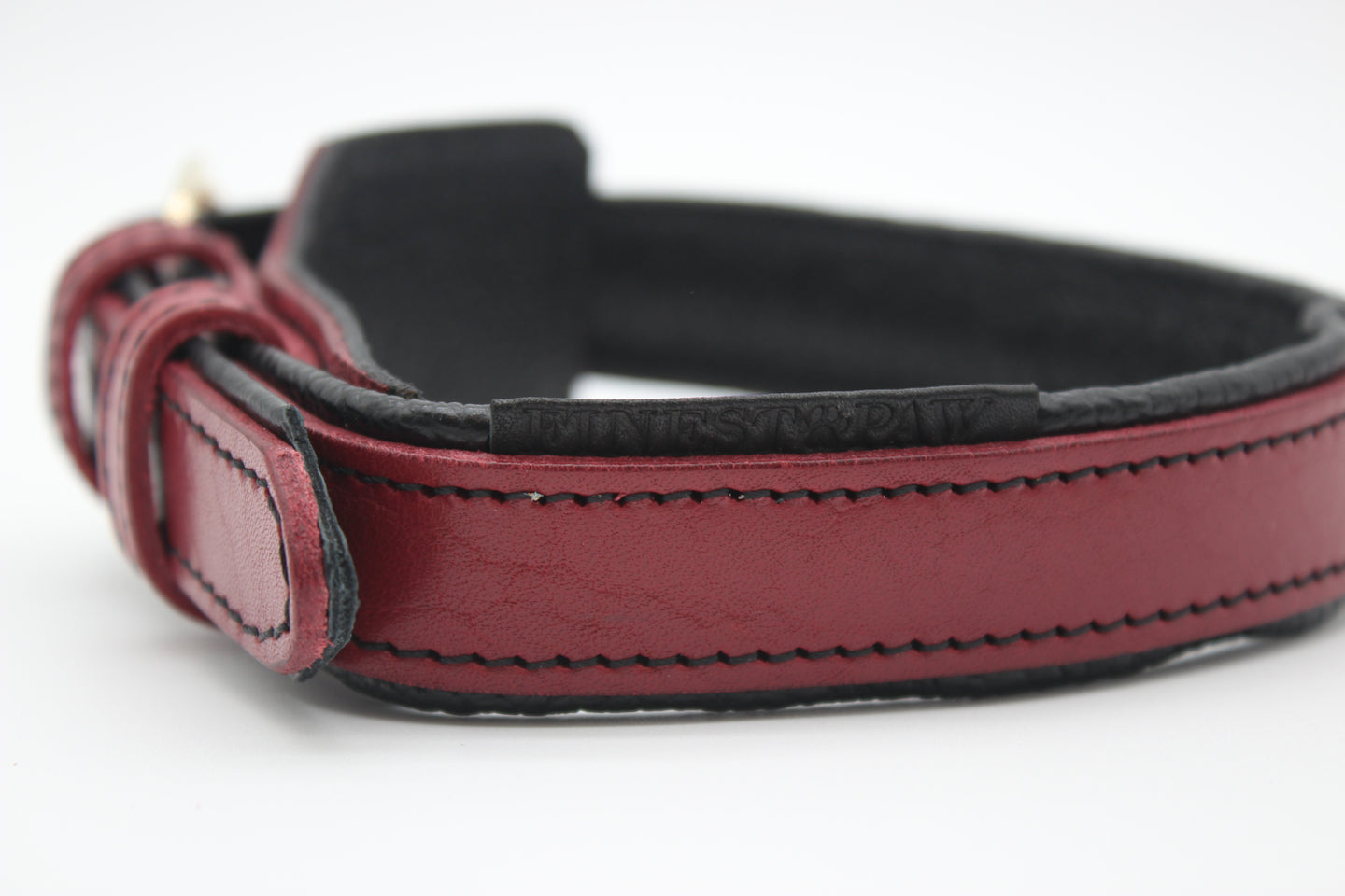 Soft Komfort Halsband Rot/Schwarz