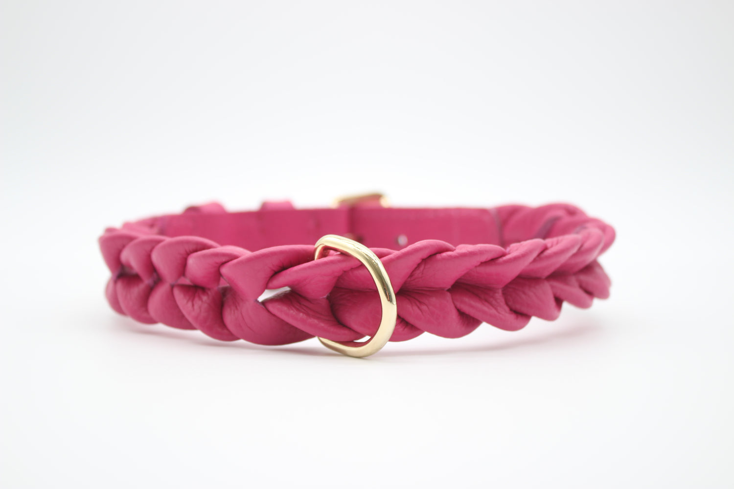 FinestPaw_Halsband_Vollgeflochten_pink_xxl_gold_back