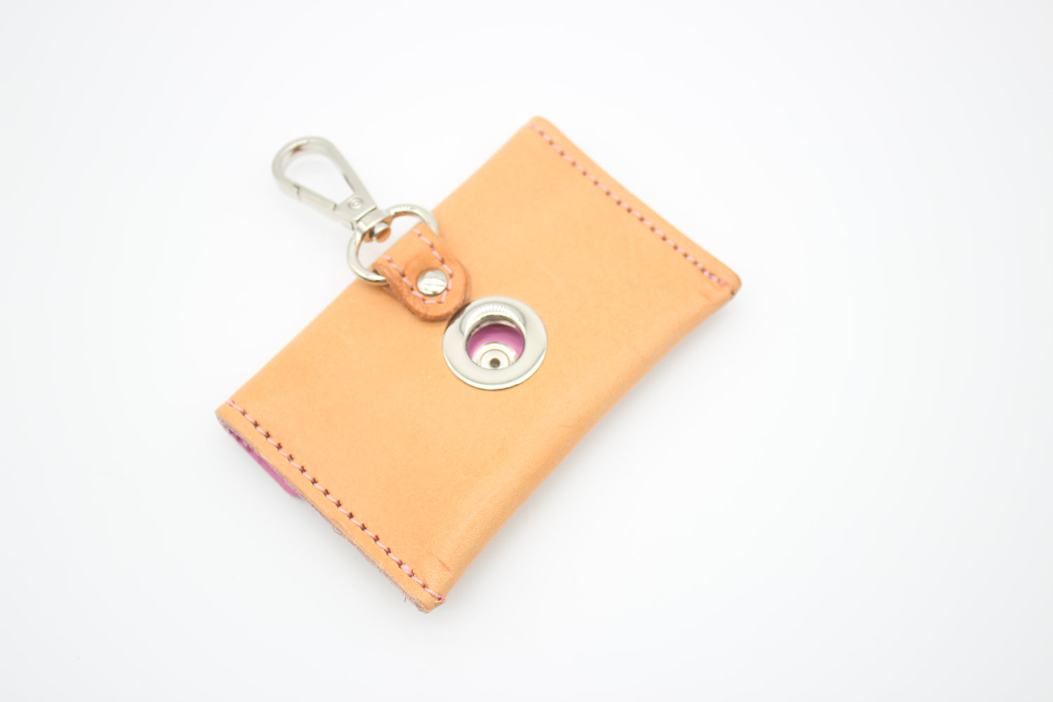 FinestPaw_Hundetuetenhalter_Soft_Slim_beige-rosa_silber_back
