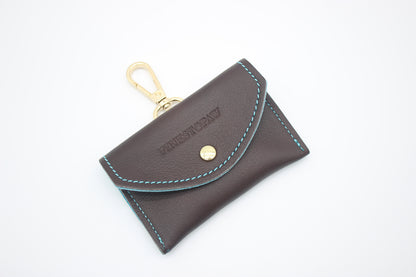 FinestPaw_Hundetuetenhalter_Soft_Slim_braun-tuerkis_gold_oben