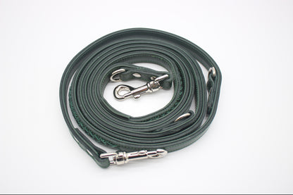 FinestPaw_Leine_Flechtkunst_Fuehrleine_fichte_all_all_silber_oben