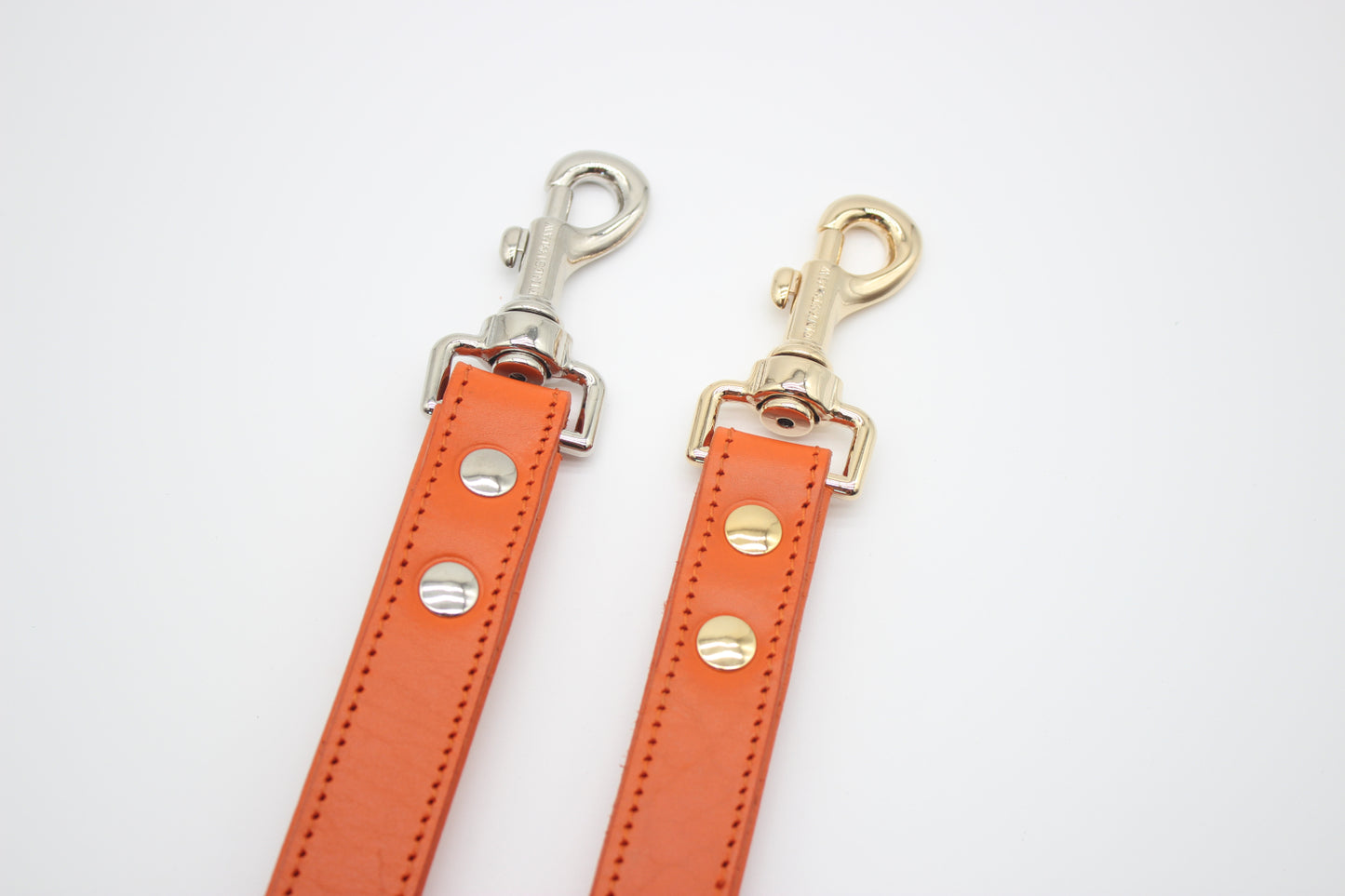 FinestPaw_Leine_Flechtkunst_Fuehrleine_papaya_all_all_all_goldsilber