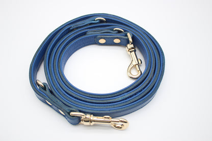 FinestPaw_Leine_Flechtkunst_Fuehrleine_royalblau_all_all_gold_oben