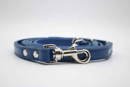 FinestPaw_Leine_Flechtkunst_Fuehrleine_royalblau_all_all_silber_front