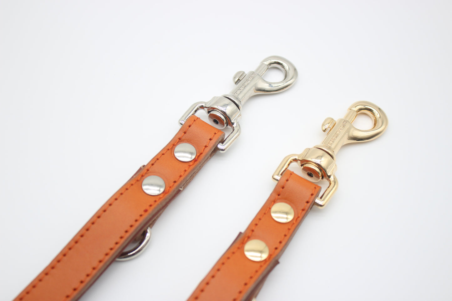 FinestPaw_Leine_Klassik_Premium_Fuehrleine_orange_all_all_all_2karabiner