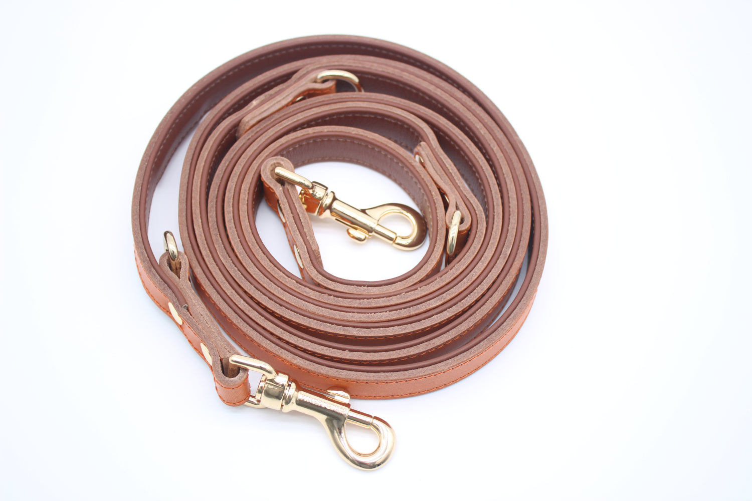 FinestPaw_Leine_Klassik_Premium_Fuehrleine_orange_all_all_gold_gerollt