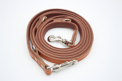 FinestPaw_Leine_Klassik_Premium_Fuehrleine_orange_all_all_silber_gerollt