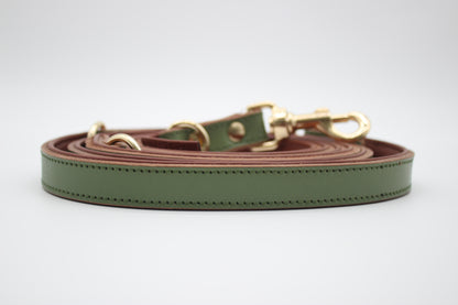 FinestPaw_Leine_Klassik_Premium_Fuehrleine_salbei_all_2.0cm_gold_logo