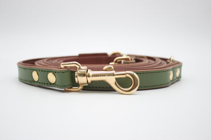 FinestPaw_Leine_Klassik_Premium_Fuehrleine_salbei_all_all_gold_front