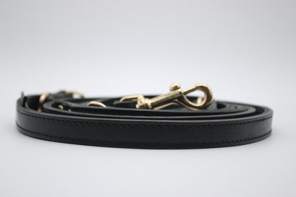 FinestPaw_Leine_Klassik_Premium_Fuehrleine_schwarz_all_1.5cm_gold_logo