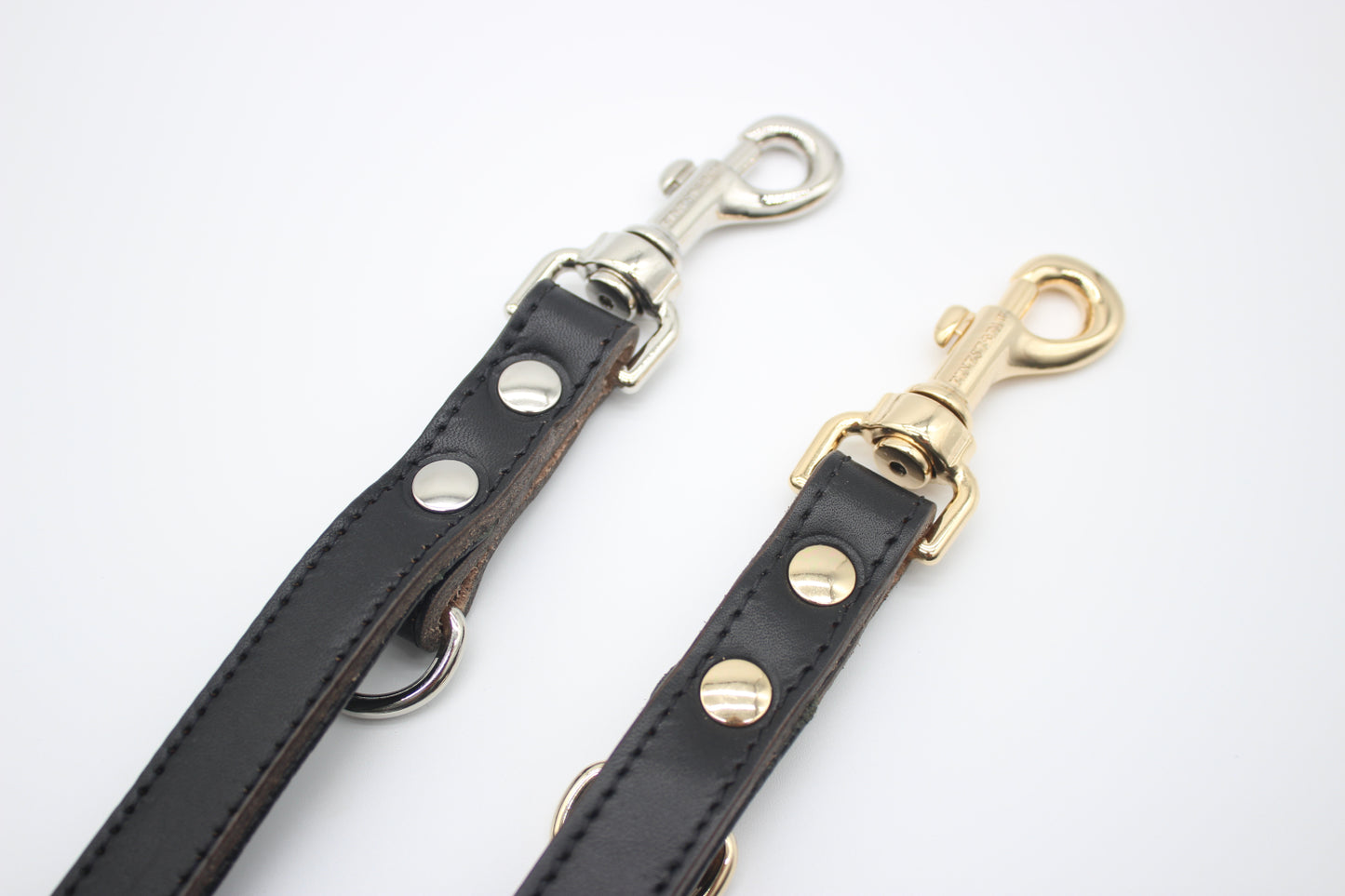 FinestPaw_Leine_Klassik_Premium_Fuehrleine_schwarz_all_all_all_2karabiner