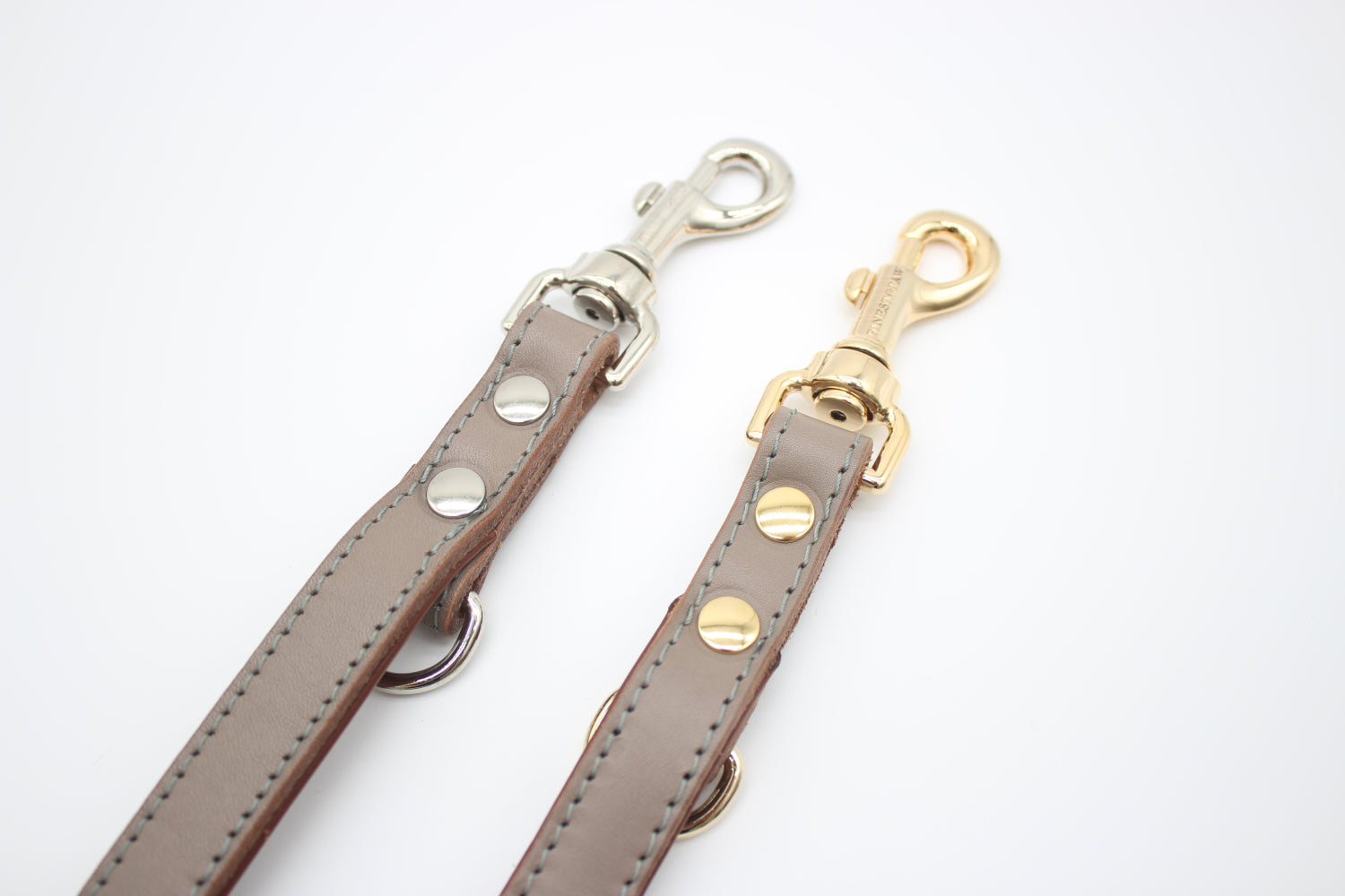 FinestPaw_Leine_Klassik_Premium_Fuehrleine_taupe_all_all_all_2karabiner