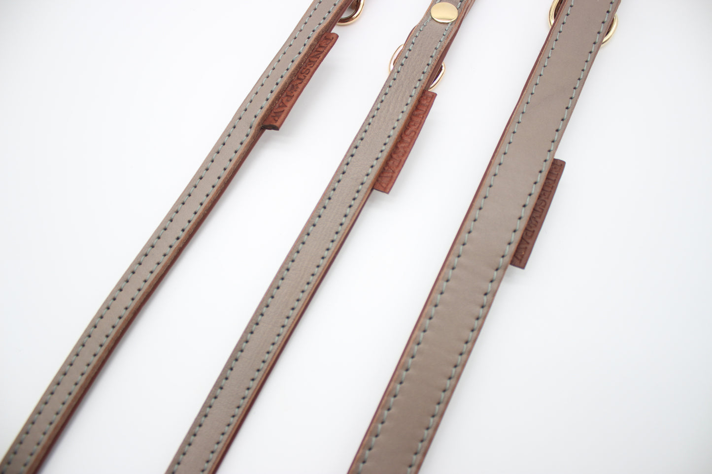 FinestPaw_Leine_Klassik_Premium_Fuehrleine_taupe_all_all_gold_3logos