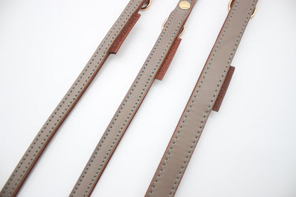 FinestPaw_Leine_Klassik_Premium_Fuehrleine_taupe_all_all_gold_3logos