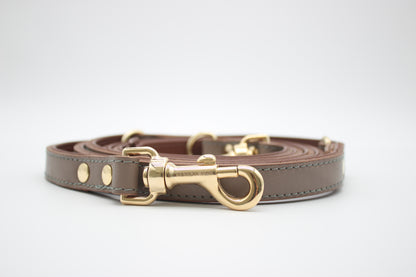 FinestPaw_Leine_Klassik_Premium_Fuehrleine_taupe_all_all_gold_front