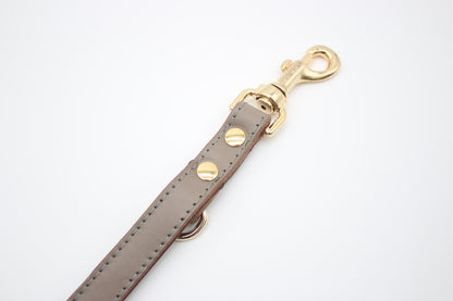 FinestPaw_Leine_Klassik_Premium_Fuehrleine_taupe_all_all_gold_karabiner