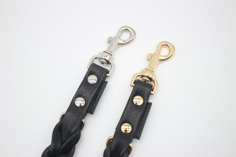 FinestPaw_Leine_Vollgeflochten_silber_goldz_Collection