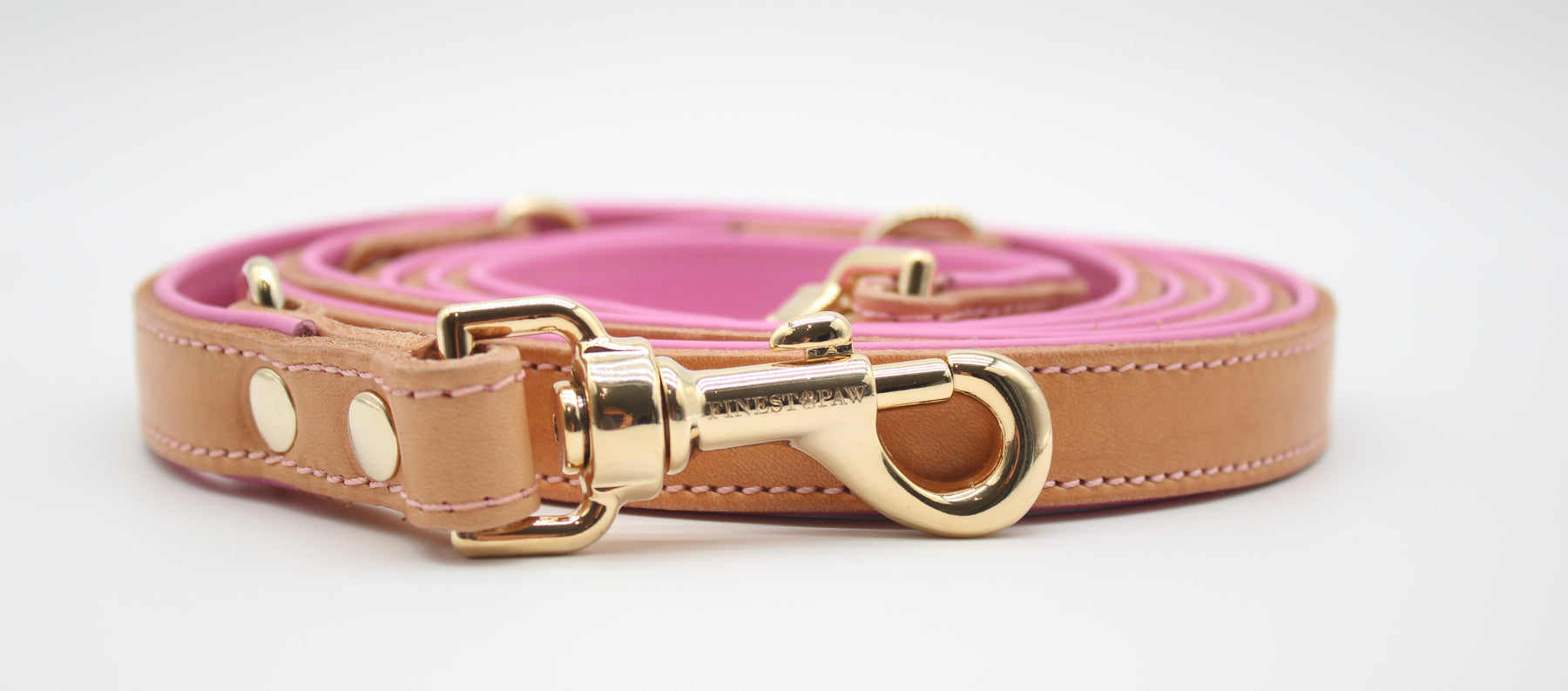FinestPaw_Soft_Komfort_Leine_Collection Hundeleine gerollt2